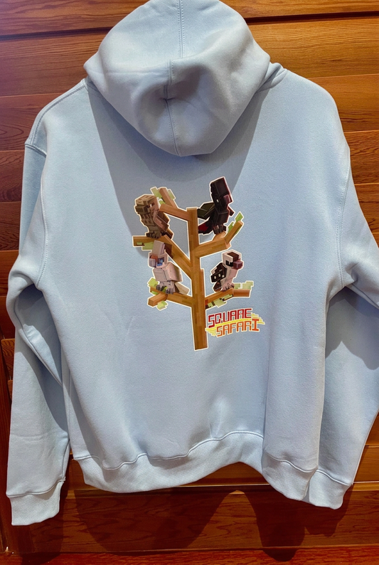 Gently enhanced hoodie back view